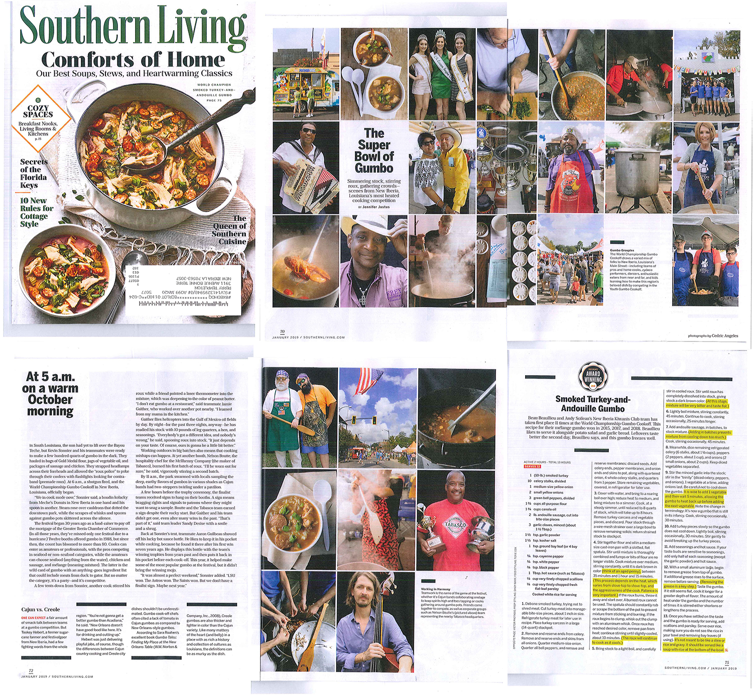 Southern Living Magazine January